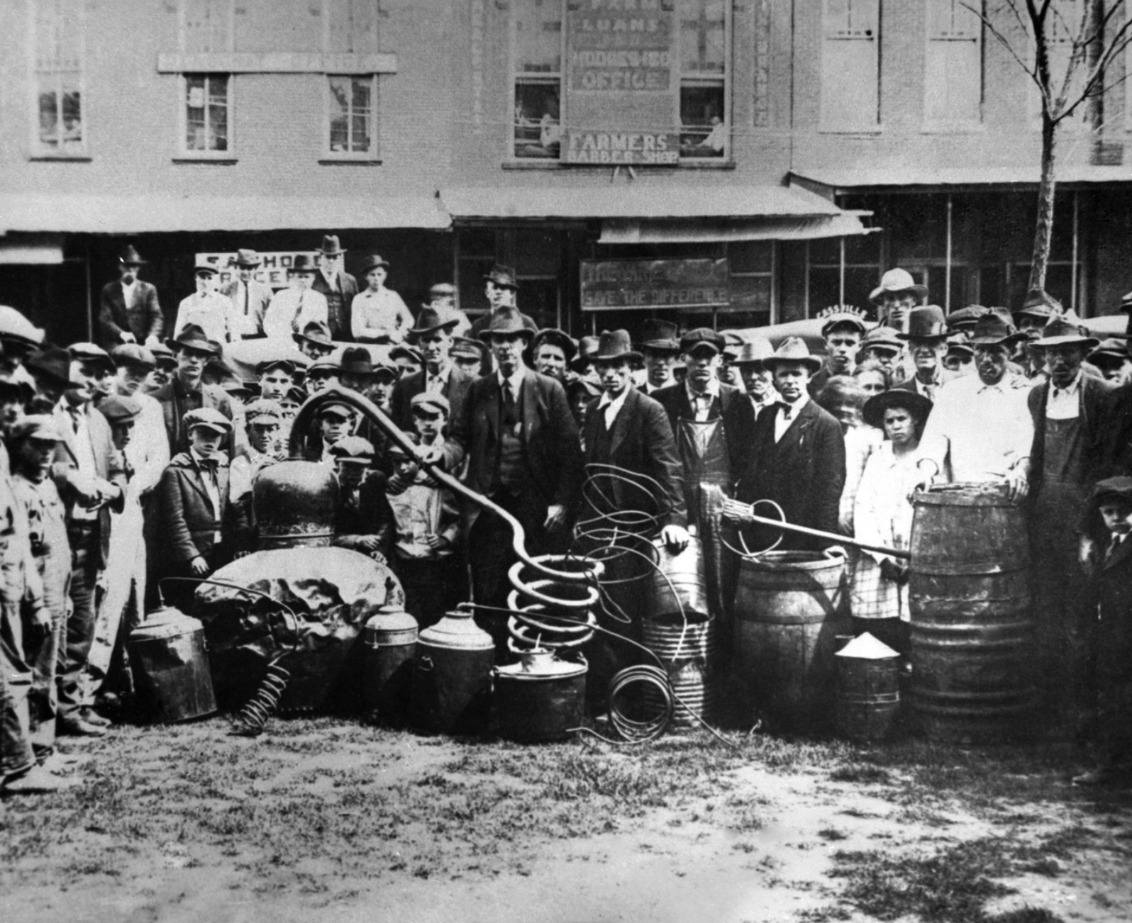 Smashed moonshine brewing equipment in Chicago 